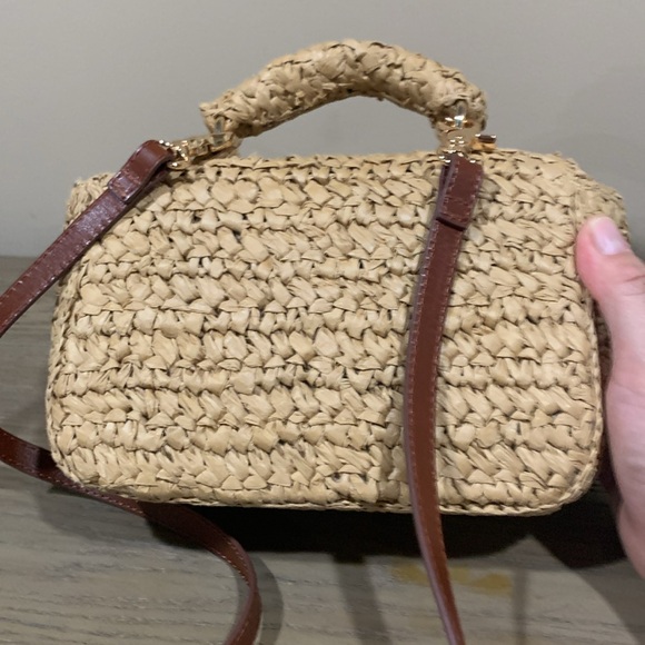 Small Eddie hand woven top handle bag by J Crew. - Picture 8 of 15